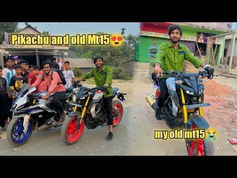 দেখা পেলাম আমার জীবনের কেনা প্রথম বাইক MT15 এর😍চোখে পানি এসে পড়ল😭@Omor On Fire