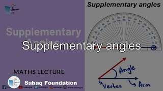 Supplementary angles