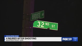 4 injured in shooting at near NE side apartment complex