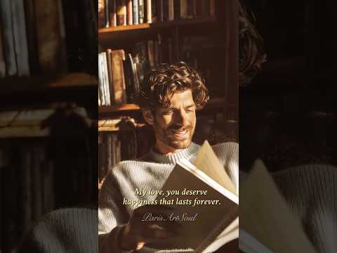 The World’s Most Handsome Man Deep Voice & Gentle Morning Reading #shorts #handsome #romantic #aiart