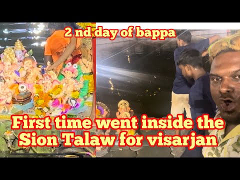 2 day of bappa | frist time went inside sion Talaw | ​⁠@rajanaidu