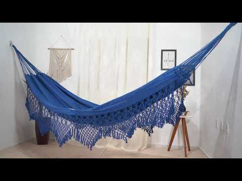 Rede de Dormir Casal Clone Azul