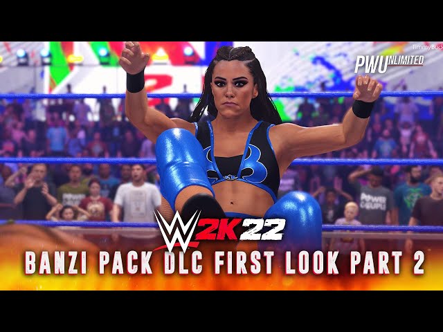 WWE2K22 Banzi Pack First Look Part 2: Kacy Catanzaro vs Ember Moon