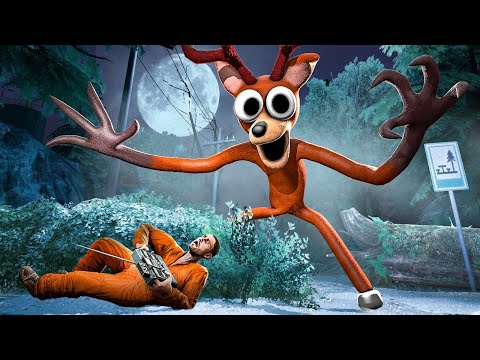 DESCUBRIMOS a EL MONSTRUO de 99 NOCHES EN EL BOSQUE con un DRON que lo CAPTURÓ | GARRY'S MOD
