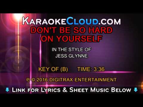 Jess Glynne – Don’t Be So Hard On Yourself (Backing Track)