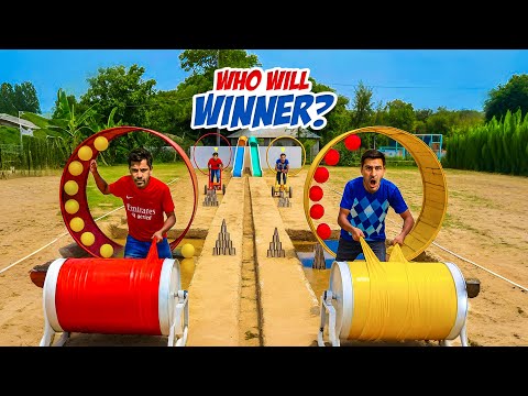Two rivals. One epic course. Who had the courage to finish when the final challenge hit ?