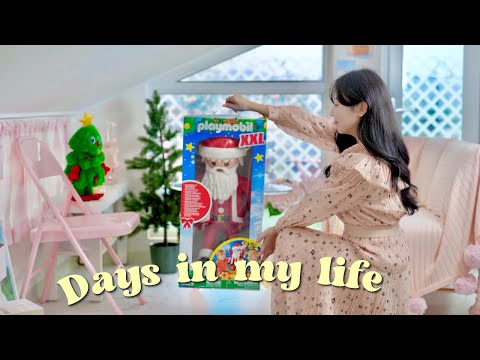 vlog 크리스마스 집꾸미기 시작 🎄💖 | 행궁동 나들이 | 다락방 꾸미기 | 일상 브이로그