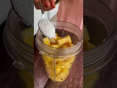 Fresh Pineapple Juice #shorts #juice