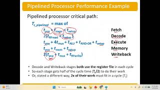 Pipelined performance