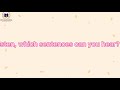 Listening Comprehension and Sentence Repetition