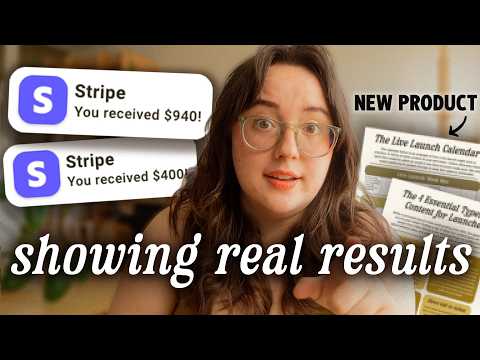 Watch me make & sell a new product in just 7 days 💫