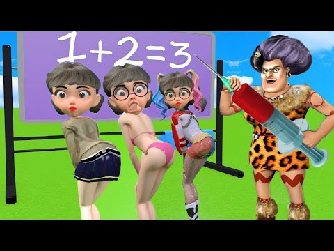 Scary Teacher 3D vs Squid Game 2 Become Doctor Squid MISS T Troll NICK and 5 Times Challenge