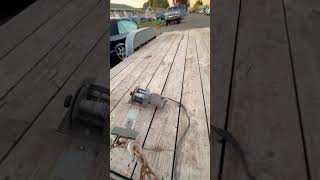 DIY Harbor Freight Portable Winch 🪝#harborfreighttools #winch #towing