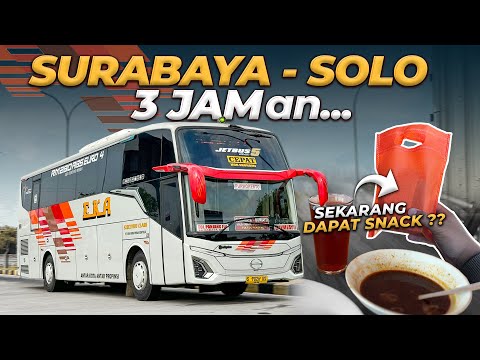 EKA SEKARANG DAPET SNACK ? SURABAYA SOLO Full Tol Naik Jetbus 5