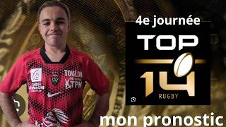 Mon pronos de la 4e journée de Top 14