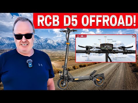 E-Scooter RCB D5 ABE: Durch Sand und Schotter – Überraschende Ergebnisse!