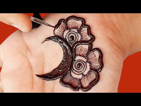 Rose Mehndi Designs Modern Yet Simple for 2023