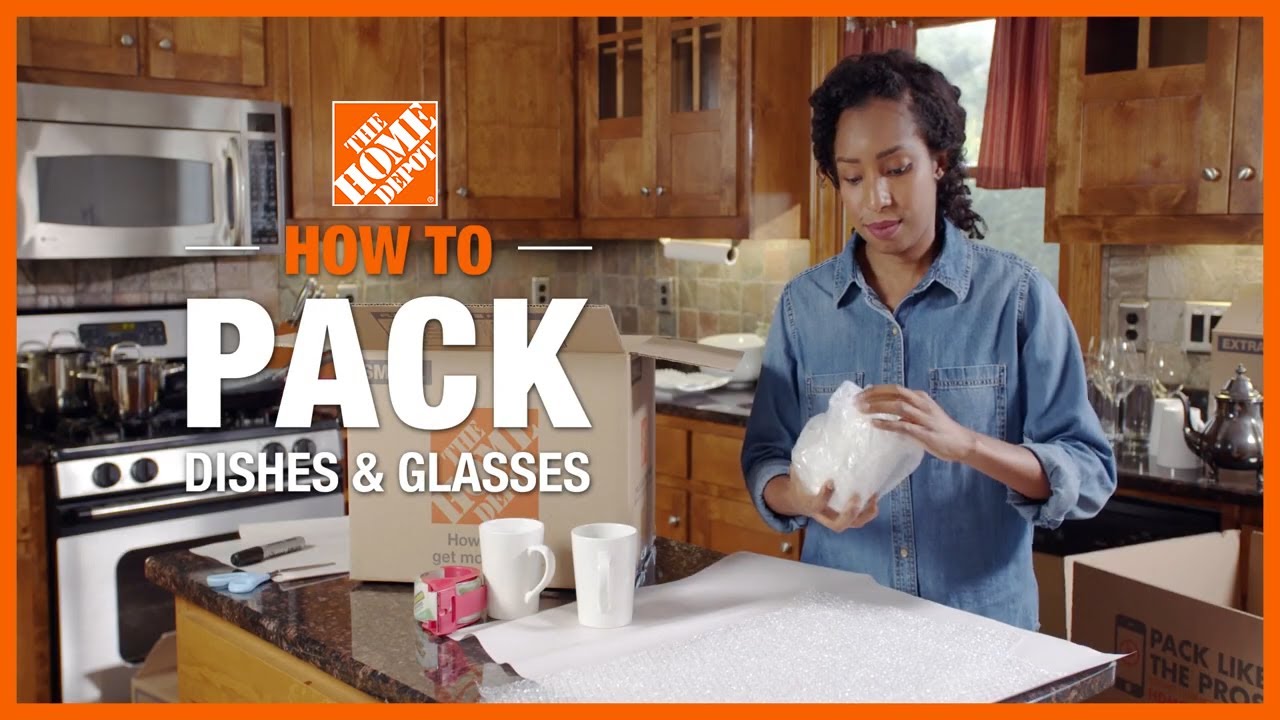 How to Pack Dishes and Glasses