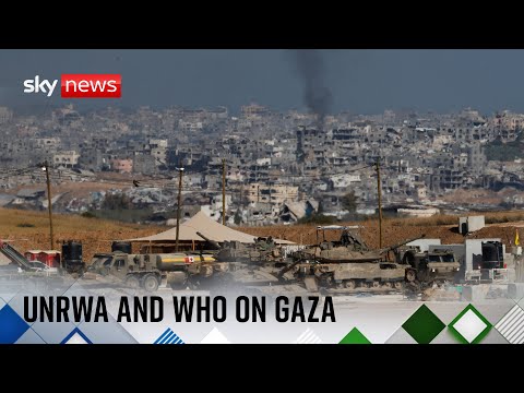 UNRWA and WHO give briefing on Gaza