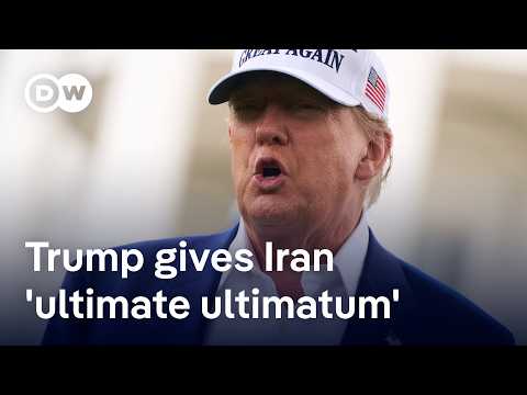 US President Trump on attacking Iran: 'I may do it. I may not do it' | DW News