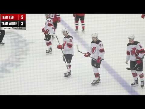 Red vs White New Jersey Devils Development Camp Game Highlights video clip