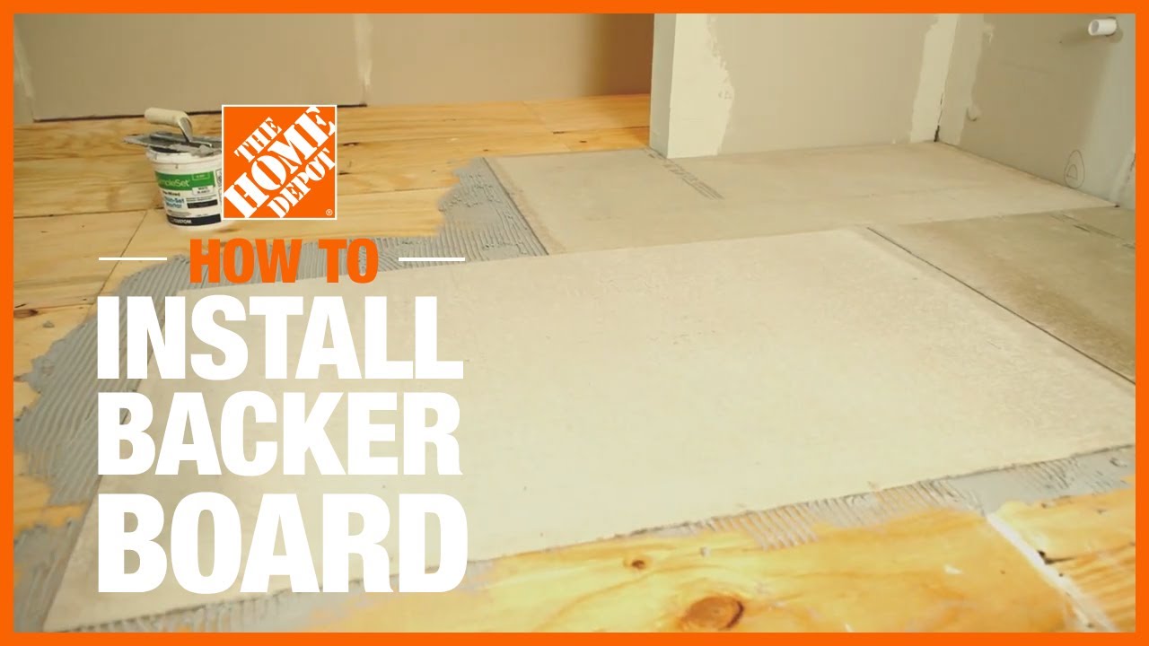 How to Install Cement Board