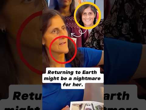 Did you notice Sunita’s deformed jaw?#sunita #butchwilmore #shorts #shortvideo #celebrity #space