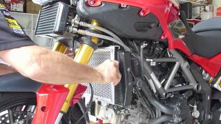 ducati multistrada radiator guard