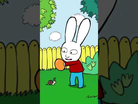 Bye-bye Mister sticky glue! 😑👋 #shorts | Simon Super Rabbit