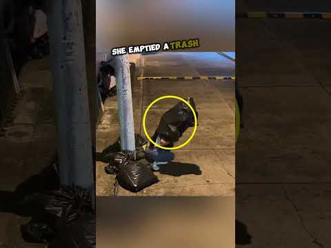 Robbers caught her alone at night? | she hid under garbage bag? #shorts #life #robbery #girl #trash