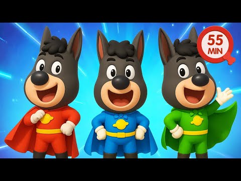 Dobie Superheros Adventure | Fun Stories | Kids Cartoon | Sheriff Labrador