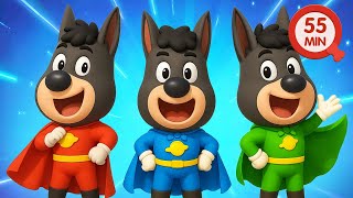 Dobie Superheros Adventure | Fun Stories | Kids Cartoon | Sheriff Labrador