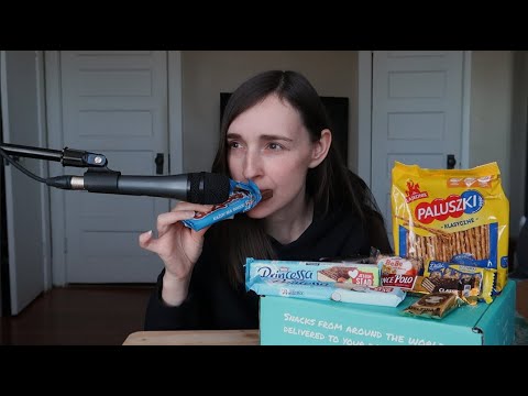 Eating Snacks from Poland! ~ Eat Snacks With Me Soft Spoken ASMR