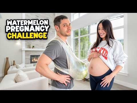 Watermelon PREGNANCY Challenge *HILARIOUS*