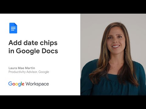 Add date chips to Google Docs