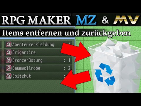 Alle Items entfernen und zurückgeben | RPG Maker MZ & MV Tutorial | German / Deutsch