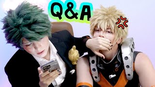 Q&A With Teacher Izuku and Pro Hero Dynamight! | My Hero Academia Cosplay