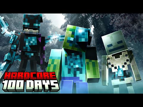 I Survived 100 Days with the SCULK Horde in Hardcore Minecraft!