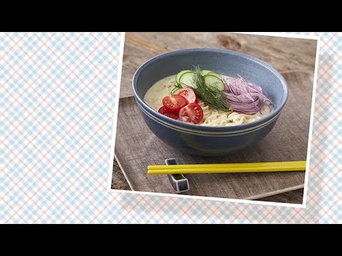 さっぱりヨーグルト冷やし和え麺｜明治ブルガリアヨーグルト公式ヨーグルトレシピ