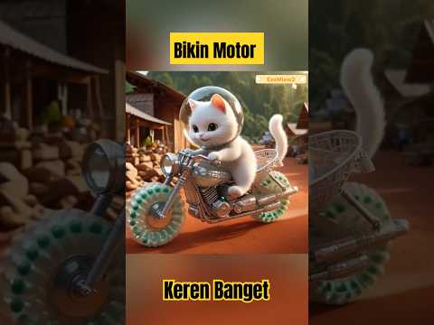 WOW Bikin Motor dari Botol Bekas 😱 #kucinglucu #kucing #funny #catlover #diy