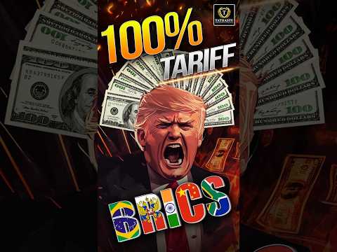 100% Tariff on BRICS Countries by Donald Trump #brics #donaldtrump #india #shortsvideo