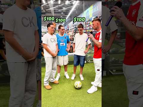 IF THEY ALL SCORE A PENALTY, THEY WIN $300 #soccer #penalty