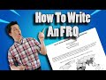 Understanding FRQs in Geography