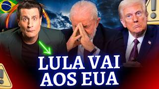 Lula vai aos EUA pedir para Trump não "fiscalizar" as Eleições no Brasil