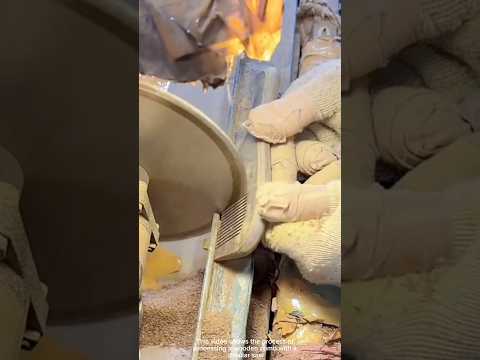 Processing of wooden comb#machine#short