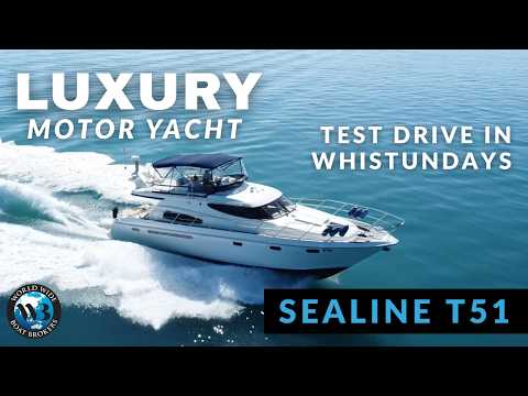 Test Drive Luxury Sealine T51 in Whitsundays + Interior Tour