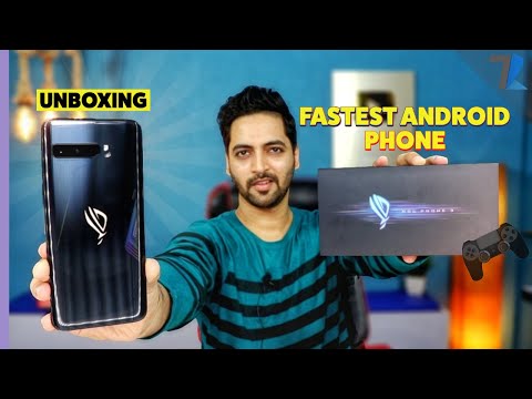 (ENGLISH) ASUS ROG Phone 3🎮 - Unboxing & Hands On💪 - SD 865+ - 6000 mAh - India's Fastest Android Smartphone🔥
