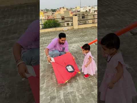Choti bachi ne mera patang fadd diya 🪁🥹#kiteflying #kites #patang #patangbazi #viralvideo