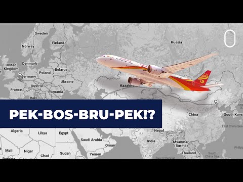 YouTube video thumbnail: The Unusual 36-Hour Around-The-World Boeing 787 Passenger Service