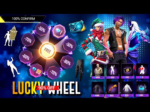 Lucky Wheel Discount Event Free Fire 😮💥| m1887 skin event | free fire new event | ff new event